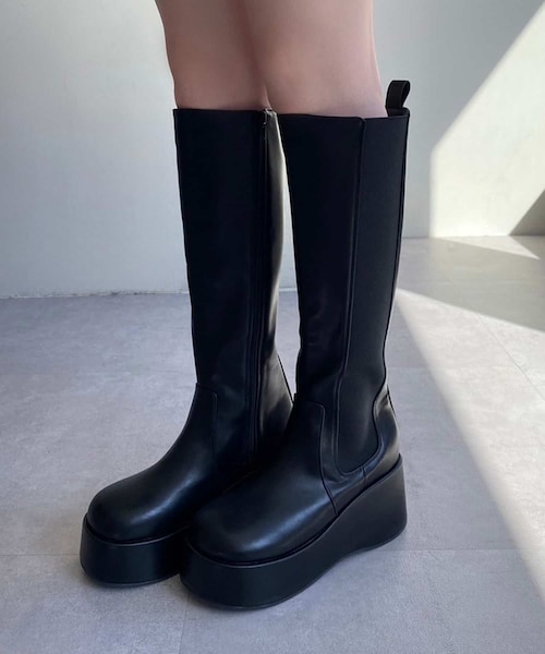 one after another NICE CLAUP/サイドゴアブーツ 黒 one after another NICE CLAUP/サイドゴアブーツ 黒