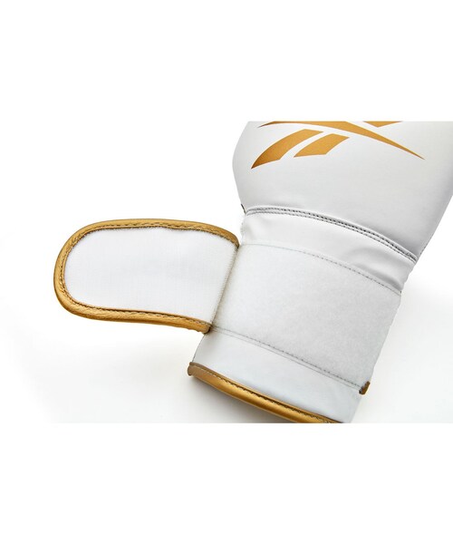 Reebok（リーボック）の「Reebok Fitness ボクシンググローブ10oz （ホワイト／ゴールド）（アクセサリー・ホワイト/ゴールド・FREE）」の9枚目の写真