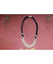 pizza cut five | 異材質拼接項鍊(ネックレス)