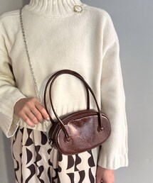 COLLAGE GALLARDAGALANTE | 【PAPILLONNER/パピヨネ】オーバルミニボストン(ハンドバッグ)