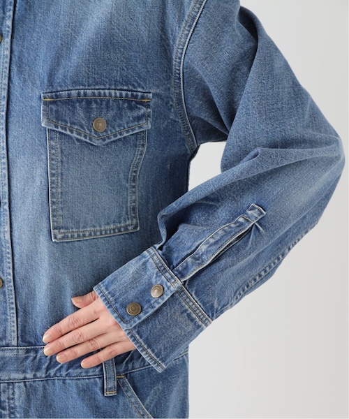 美品✨スピックアンドスパン　5 1/2 ONE-PIECE LINE DENIM 美品✨スピックアンドスパン 5 1/2 ONE-PIECE LINE DENIM 51/2 ONE-