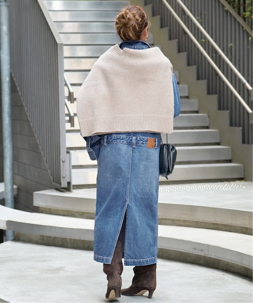 美品✨スピックアンドスパン　5 1/2 ONE-PIECE LINE DENIM Spick & Span（スピックアンドスパン）の「51/2 ONE-PIECE LINE