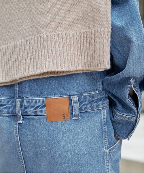 美品✨スピックアンドスパン　5 1/2 ONE-PIECE LINE DENIM Spick & Span（スピックアンドスパン）の「51/2 ONE-PIECE LINE