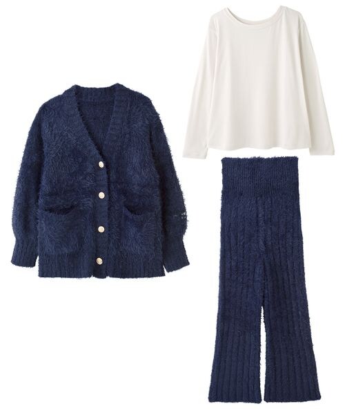 ピーチジョン フェザーヤーン HARAマキパジャマ2点セット 楽天市場】【SALE／29%OFF】【セットアップ+長袖の便利なセット