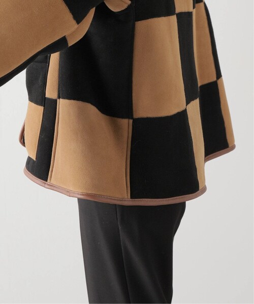 FRAMeWORK（フレームワーク）の「ムートン チェッカーフラッグコート
