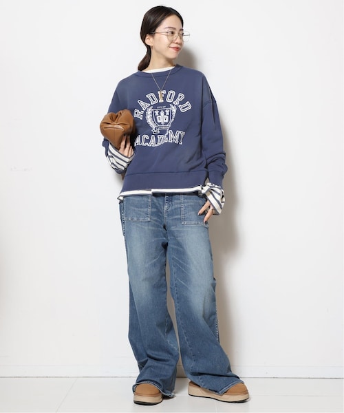 D euxieme Classe RADFORD Damage Creスウェット MUSE de Deuxieme classe（ミューズデドゥーズィエムクラス）の