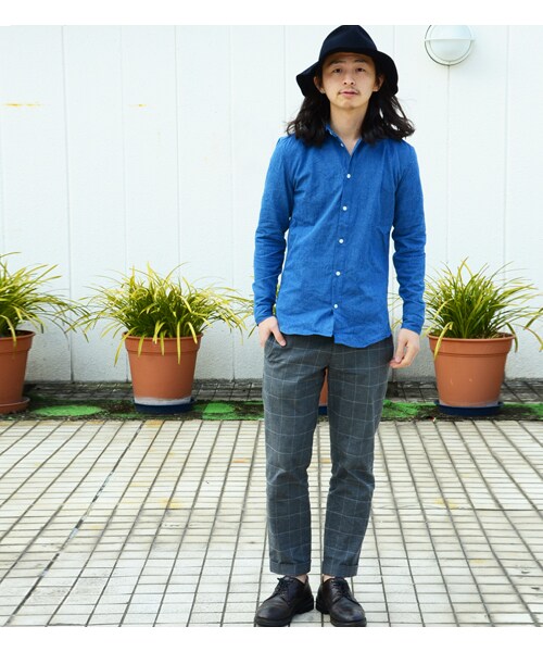HAMNETT（ハムネット）の「【HAMNETT】PAISLEY STRETCH（トップス・メンズ・ネイビー/グレー・S/M/L）」の11枚目の写真