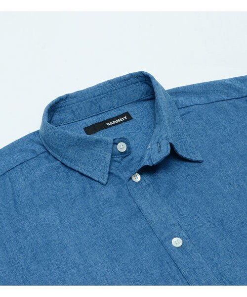 HAMNETT（ハムネット）の「【HAMNETT】PAISLEY STRETCH（トップス・メンズ・ネイビー/グレー・S/M/L）」の6枚目の写真