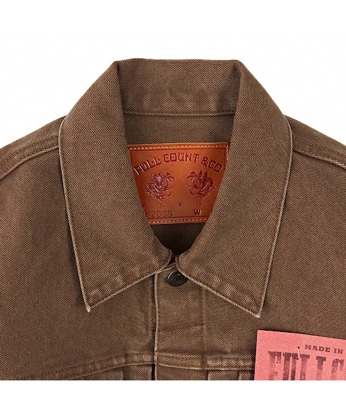 FULLCOUNT（フルカウント）の「2035 Brown Type 2 Paraffin Canvas