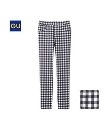 GU | （GU）クロップドレギンスパンツ（ギンガム）(パンツ)