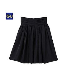 GU | （GU）グログランギャザースカート(スカート)