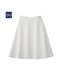 GU | （GU）デニムフレアミドルスカートＡ(スカート)