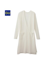 GU | （GU）ロングカットソーカーディガン（長袖）(ジャケット/アウター)