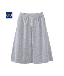 GU | （GU）コットンストライプスカート(スカート)