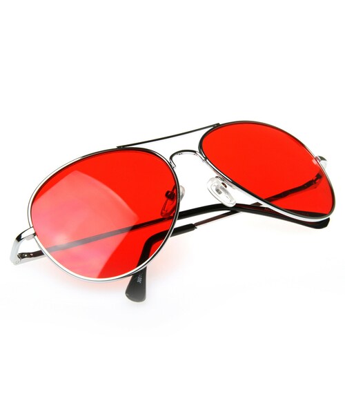 ZeroUV(-)の「The Hangover Movie "Phil" Costume Bradley Cooper Aviator Sunglasses 8405(その他・メンズ・Red/Orange/Pink/Purple/Blue/Yellow)」の3枚目の写真