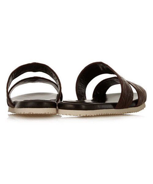 ADAM by Adam Lippes（-）の「Adam Lippes Crocodile slides（サンダル・レディース・Brown・IT36/IT37/IT37.5/IT38/IT38.5/IT39/IT39.5/IT40）」の3枚目の写真