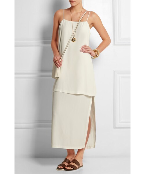 ADAM by Adam Lippes（-）の「Adam Lippes Crocodile slides（サンダル・レディース・Brown・IT36/IT37/IT37.5/IT38/IT38.5/IT39/IT39.5/IT40）」の2枚目の写真