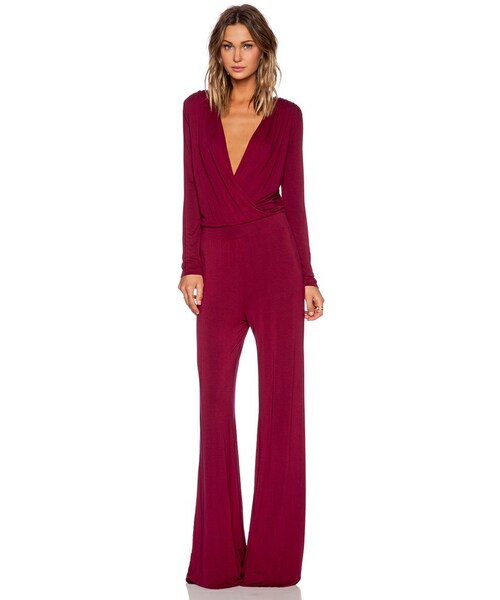 young fabulous and broke velvet jumpsuit