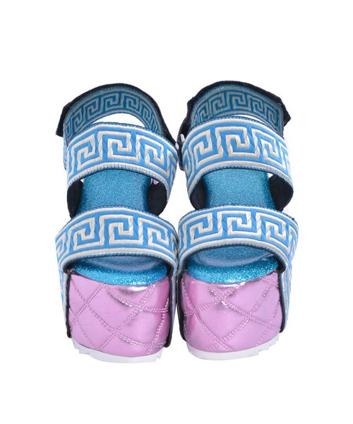 PAMEO POSE（パメオポーズ）の「GREEK SANDAL（サンダル・レディース・ブラック/スカイブルー・S/M/L）」の2枚目の写真