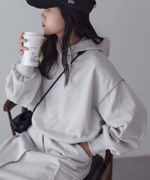 CIAOPANIC TYPY | クロップド丈ドロスト付き裏毛フーディー(トップス)