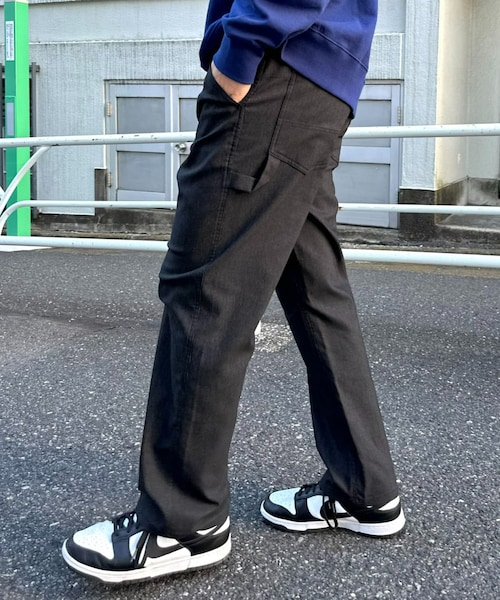 CIAOPANIC TYPY（チャオパニックティピー）の「デニムライク裏起毛ストレッチペインターパンツ（デニムパンツ・メンズ・ブルー/カーキ/ブラック・L/M/S）」の2枚目の写真