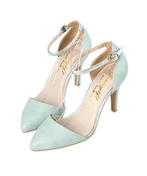 gracegift | 時尚復古尖頭繫踝高跟鞋(シューズ)