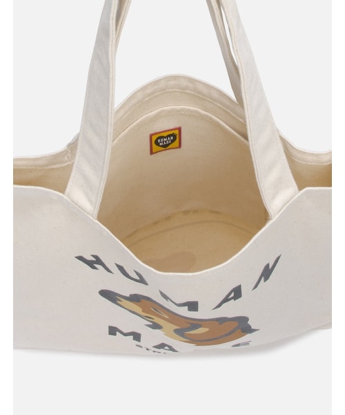 HUMAN MADE BOOK TOTE トートバッグ WHITE HUMAN MADE（ヒューマンメード）の「Human Made Book Tote Bag