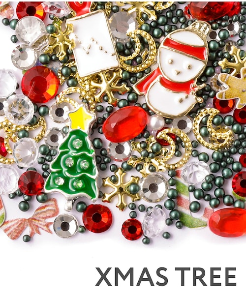 Amazon | DUOLEIMI ネイルパーツ クリスマス パーツ 100pcs