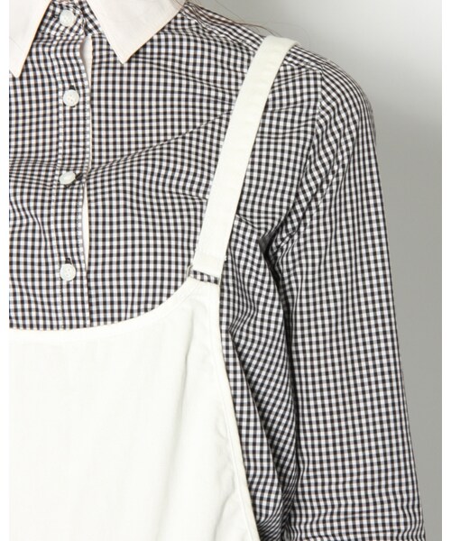 VICKY（ビッキー）の「【先行予約】タックオーバーオール（パンツ・レディース・ホワイト/ネイビー・SS/S/M）」の5枚目の写真