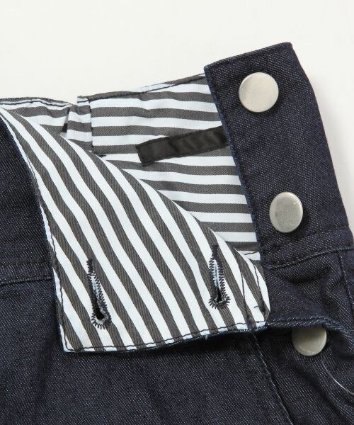 Heather（ヘザー）の「サイドボタンワイドパンツ（パンツ・レディース・ホワイト 08/ネイビー 89・FREE）」の9枚目の写真