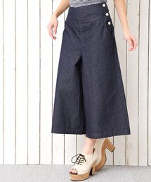 Heather | サイドボタンワイドパンツ(パンツ)