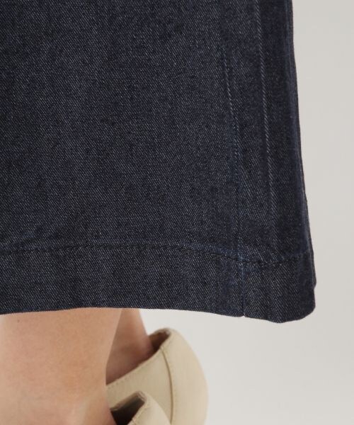 Heather（ヘザー）の「サイドボタンワイドパンツ（パンツ・レディース・ホワイト 08/ネイビー 89・FREE）」の7枚目の写真