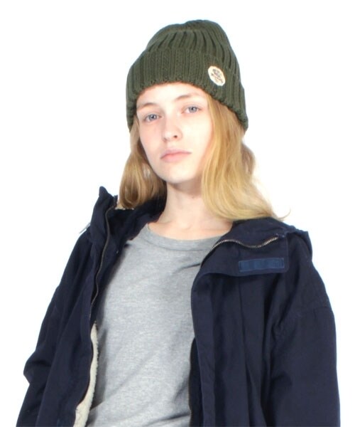 RNA-N（アールエヌエーエヌ）の「コットンリネンニットワッチ（帽子・レディース・ホワイト/ブラック/ネイビー/カーキ・F）」の10枚目の写真