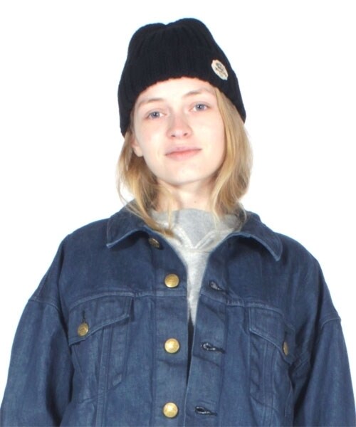 RNA-N（アールエヌエーエヌ）の「コットンリネンニットワッチ（帽子・レディース・ホワイト/ブラック/ネイビー/カーキ・F）」の9枚目の写真