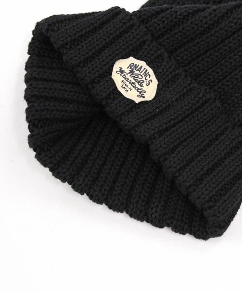 RNA-N（アールエヌエーエヌ）の「コットンリネンニットワッチ（帽子・レディース・ホワイト/ブラック/ネイビー/カーキ・F）」の7枚目の写真