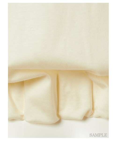 FURFUR(ファーファー)の「サテンはりつけプリントT(Tシャツ・レディース・WHT/NVY・F)」の9枚目の写真