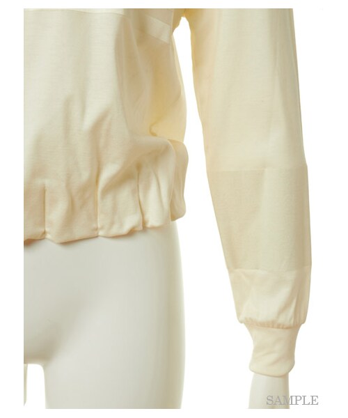 FURFUR(ファーファー)の「サテンはりつけプリントT(Tシャツ・レディース・WHT/NVY・F)」の8枚目の写真