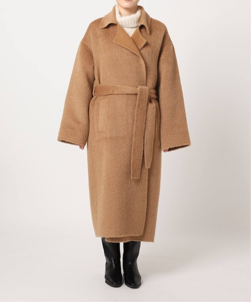 calmer（カルメ）の「ALPACA/Cashmere mixロングコート（）」 - WEAR