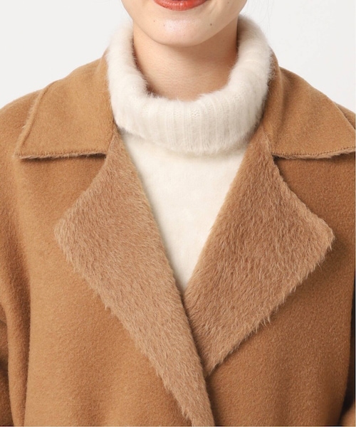 calmer（カルメ）の「ALPACA/Cashmere mixロングコート（）」 - WEAR