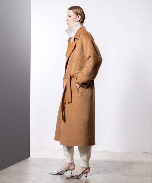 calmer（カルメ）の「ALPACA/Cashmere mixロングコート（）」 - WEAR