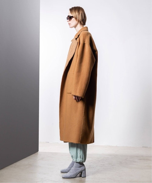 calmer（カルメ）の「ALPACA/Cashmere mixロングコート（）」 - WEAR