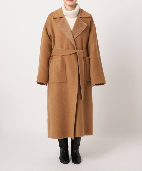 calmer（カルメ）の「ALPACA/Cashmere mixロングコート（）」 - WEAR