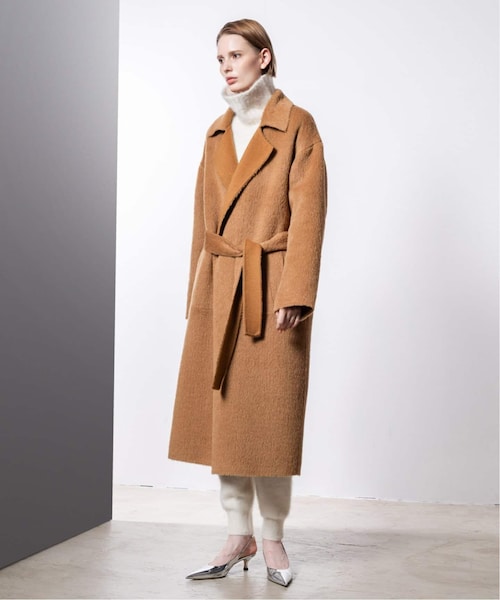 calmer（カルメ）の「ALPACA/Cashmere mixロングコート（）」 - WEAR
