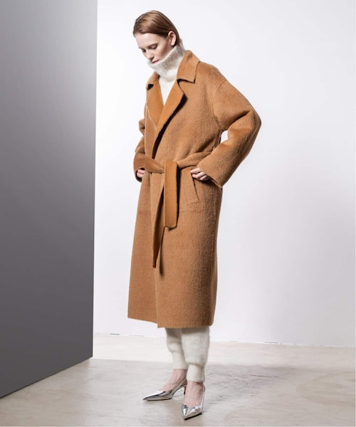 calmer（カルメ）の「ALPACA/Cashmere mixロングコート（）」 - WEAR