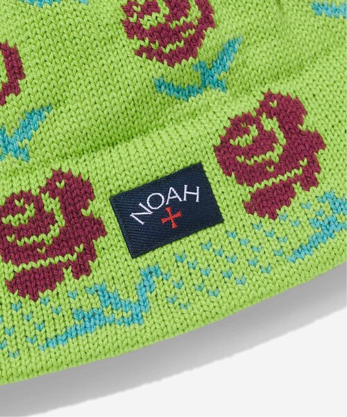 NOAH（ノア）の「Roses Beanie（帽子・ブラック/(001)/フリー/在庫あり）」の5枚目の写真