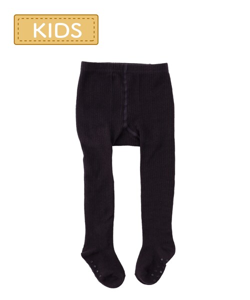 3coins(3coins)の「【KIDS】BABYリブタイツ:80~90cm(レギンス/スパッツ・キッズ・アイボリー/その他・0)」の2枚目の写真