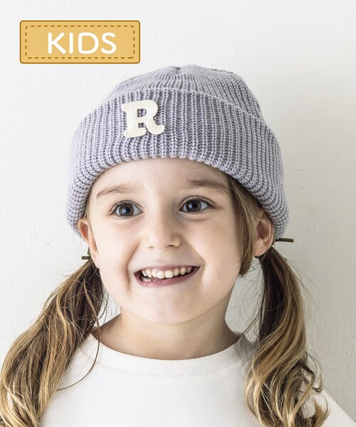 3coins(3coins)の「【KIDS】ニット帽(ニットキャップ/ビーニー・キッズ・その他/グレー/その他1・0)」の2枚目の写真