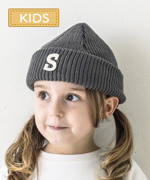 3coins(3coins)の「【KIDS】ニット帽(ニットキャップ/ビーニー・キッズ・その他/グレー/その他1・0)」の3枚目の写真