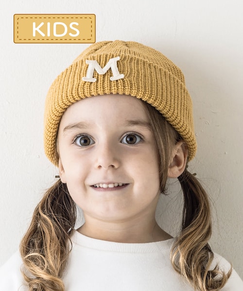 3coins(3coins)の「【KIDS】ニット帽(ニットキャップ/ビーニー・キッズ・その他/グレー/その他1・0)」の1枚目の写真