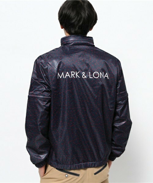 マークアンドロナ　多機能　ナイロンジャケット　フード脱着可能 MARK & LONA ナイロンジャケット ☆マークアンドロナ マーク